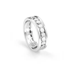 Damiani Sortija de oro blanco Belle Époque Reel New