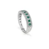 Damiani Sortija de oro blanco Belle Époque Clearance