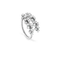 Damiani Sortija de oro blanco Mimosa Discount