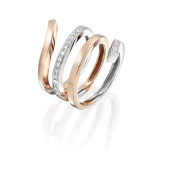 Perodri Sortija de Oro Rosa Discount