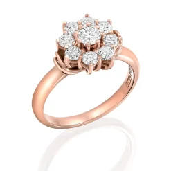 Perodri Sortija de Oro Rosa Discount