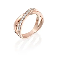 Perodri Sortija de Oro Rosa Hot