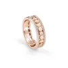 Damiani Sortija de oro rosa Belle Époque Reel Hot
