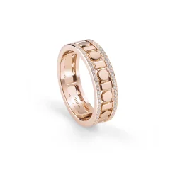 Damiani Sortija de oro rosa Belle Époque Reel Hot