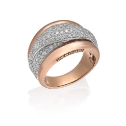 Perodri Sortija Oro Blanco y Oro Rosa Sale